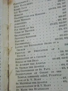 Antique Hymn and Prayer Set