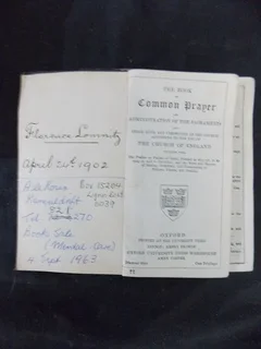 Antique Hymn and Prayer Set