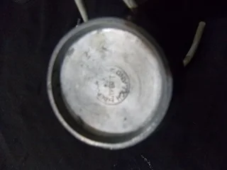 Set of Two Tin Vases