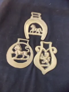 Set of Three Horse Brasses