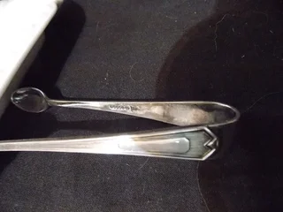 Silver Plated Sugar Cube Tongs