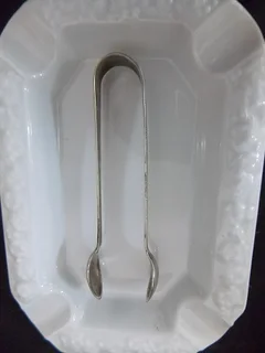 A1 Silver Plated Sugar Cube Tongs