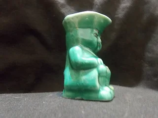 Green Lucia Ware Character Jug