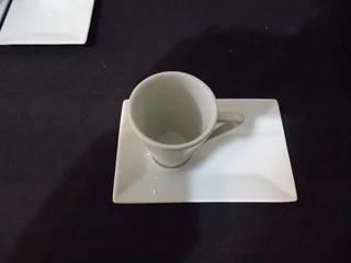 Set of Twelve Starter Plates with Sauce Cups