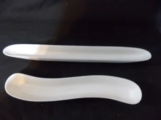 Set of Two Porcelain Snack Bowls