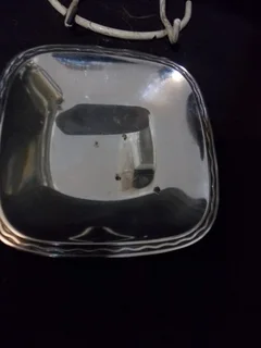 Two Swedish Silver Plated Snack Plates