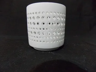 Set of Porcelain Candle Holders