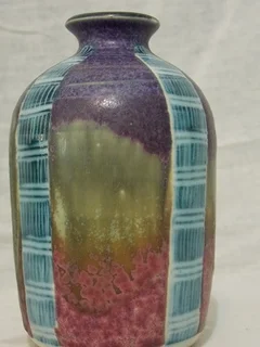 Set of Three Pottery Vases
