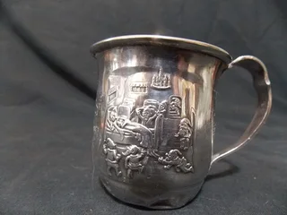 Beautiful Antique Silver Plated Cup