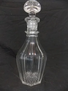 Beautiful Fluted Decanter