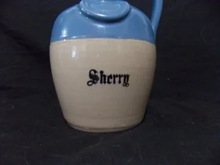 Pottery Sherry Decanter