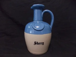 Pottery Sherry Decanter