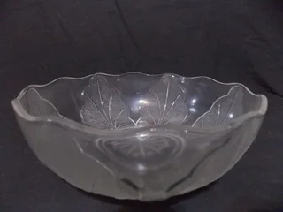 Pressed Glass Fruit Bowl
