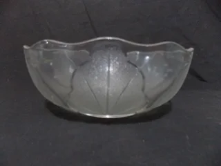 Pressed Glass Fruit Bowl