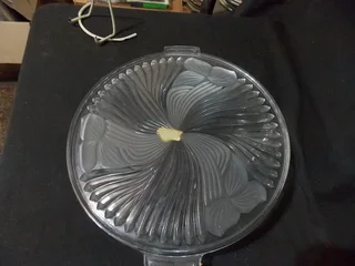 Stunning Cut Lead Crystal Platter