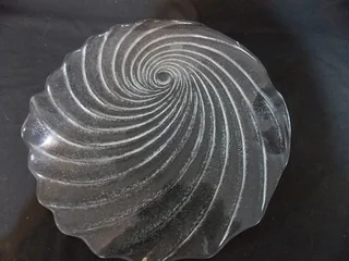 Beautiful Pressed Glass Serving Tray