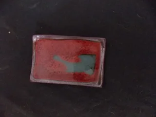 Set of Seven Glazed Starter Plates