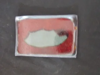 Set of Seven Glazed Starter Plates