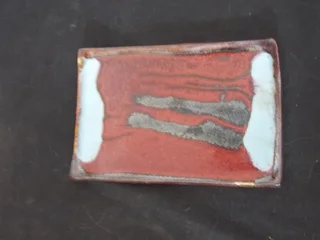 Set of Seven Glazed Starter Plates