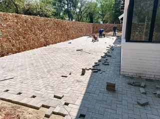 Cement bond paving