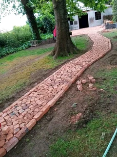 ROK halfbrick paving