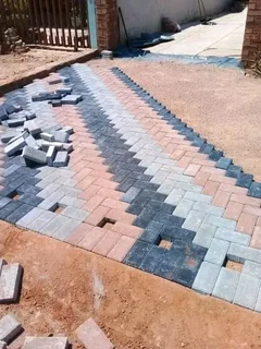 Cement bond paving