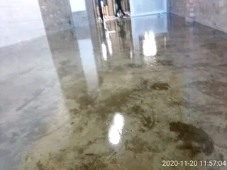 Epoxy flooring and grinding