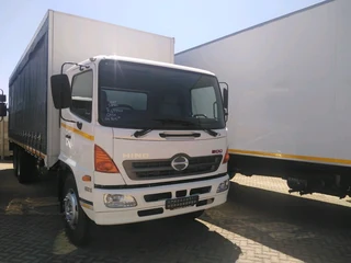 Hino 1626 Side Curtains 12 tone