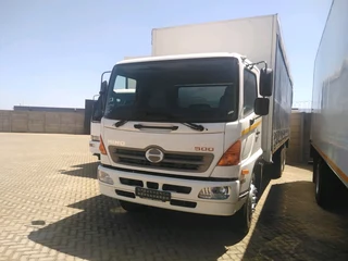 Hino 1626 Side Curtains 12 tone