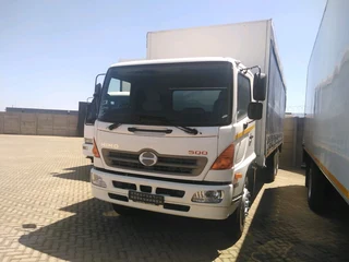 Hino 1626 Side Curtains 12 tone