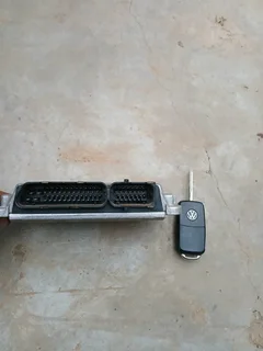 Vw polo 6 clpb ecu with 3 button remote