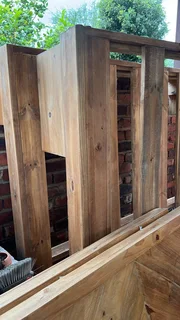 Queen Size Bed Frame with Headboard &amp; Storage Drawers –reduced to R1800 (No Mattress)