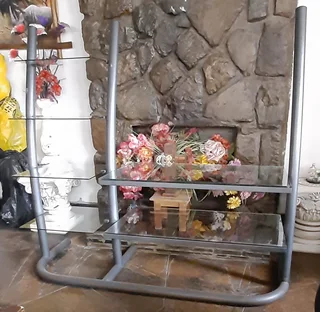 Steel and glass Wall unit