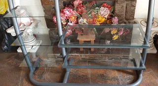 Steel and glass Wall unit