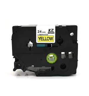 Brother TZE-651 Compatible Label Tape (Black On Yellow) 24mm*8m