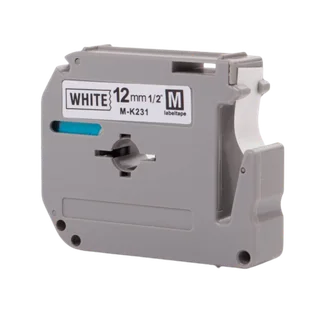 Brother M-K231 – Compatible Label Tape M/MK (Black On White) 12mm*8m