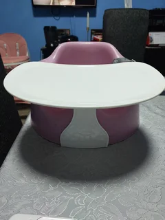 Pink Bumbo Chair With Table