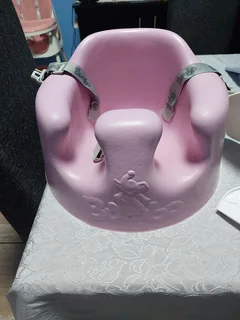 Pink BUMBO CHAIR with table