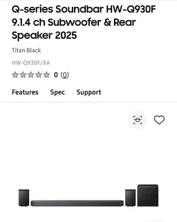 Samsung Q930F Soundbar Surround System