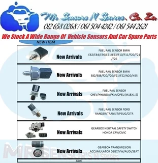 Fuel Rail Sensors for Hyundai BMW Opel Kia Hyundai Ford Peugeot Citroen Chevrolet