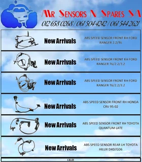 ABS Speed Sensors for Ford Ranger Honda CRV Toyota Quantum Toyota Hilux