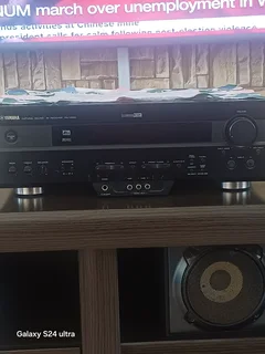 Yahama amp with Sony speakers