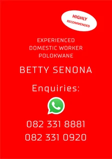 Experienced Domestic Worker