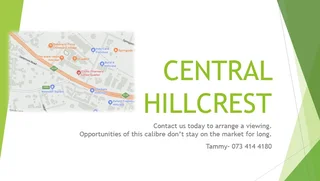 PRIME INDUSTRIAL / RETAIL SPACE TO LET – 345m² | HILLCREST CENTRAL |