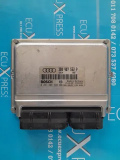 Audi A6 2.4 Computer Box  ECU 3B0907552P 3B0907552 P 3B0 907 552P 3B0 907 552 P 0261206398 0 261 206