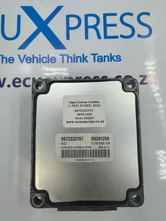 Opel Corsa Combo 1.7 DTI Y17DTL ECU 8972333707 09391259 Isuzu Delphi