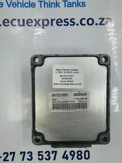 Opel Corsa Combo 1.7DTI Y17DTL ECU 8972272257 09389429 Isuzu Delphi