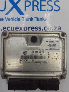 VW Touareg I 4.2 V8 2003-2010 AXQ Engine 4D0907560BQ 0261208007 ME7.1.1.