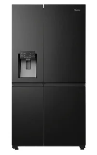 Hisense 602 L frost free Side by Side Refrigerator A+(Black, H780SB-IDL )