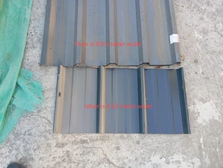 Zincalume Charcoal 0.47mm IBR Roof Sheet 0.5m - 6.5m size ( R99 P/M )